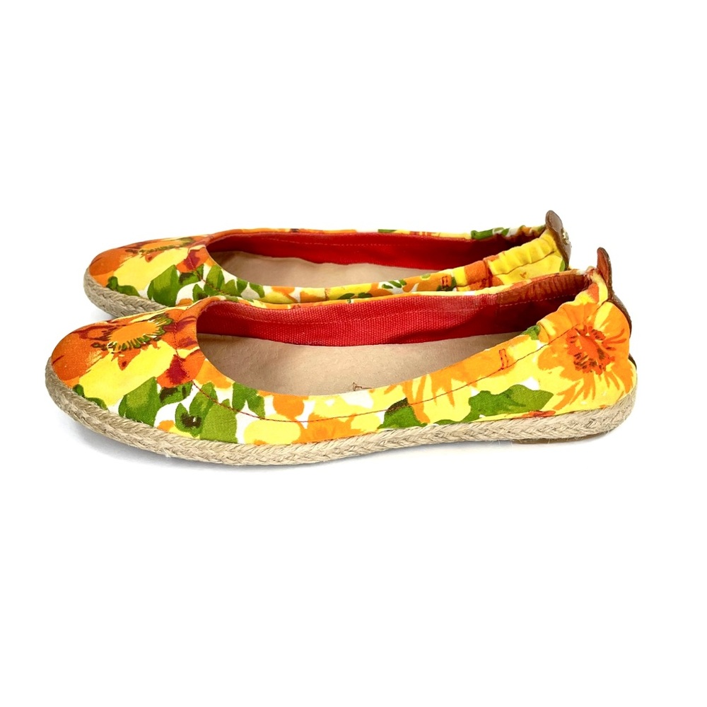 Nurture Floral Espadrille Flats Size 6 - Picture 3 of 4